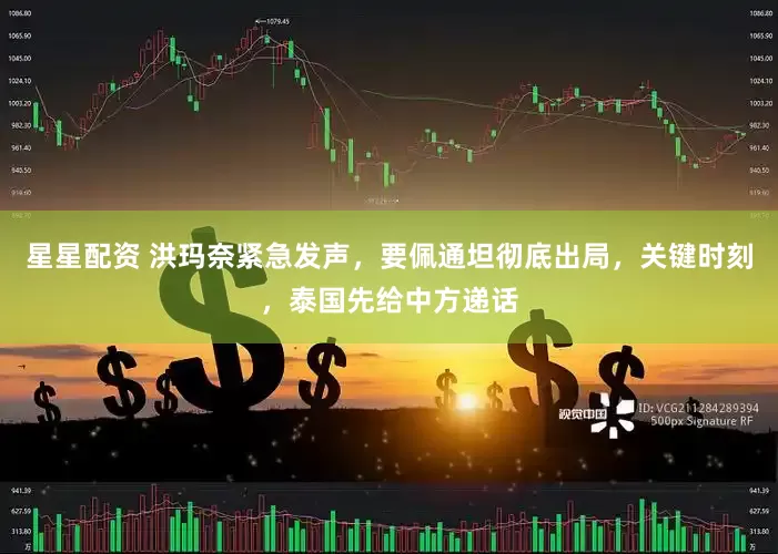 星星配资 洪玛奈紧急发声，要佩通坦彻底出局，关键时刻，泰国先给中方递话