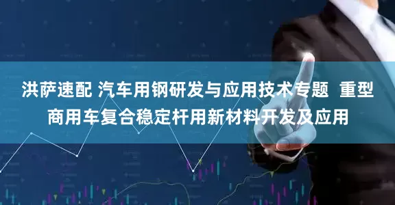 洪萨速配 汽车用钢研发与应用技术专题  重型商用车复合稳定杆用新材料开发及应用