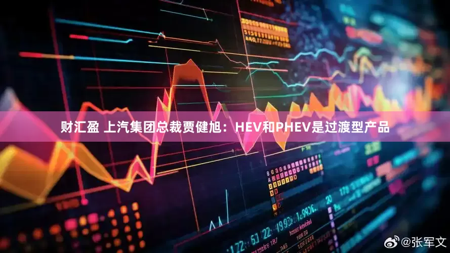 财汇盈 上汽集团总裁贾健旭：HEV和PHEV是过渡型产品